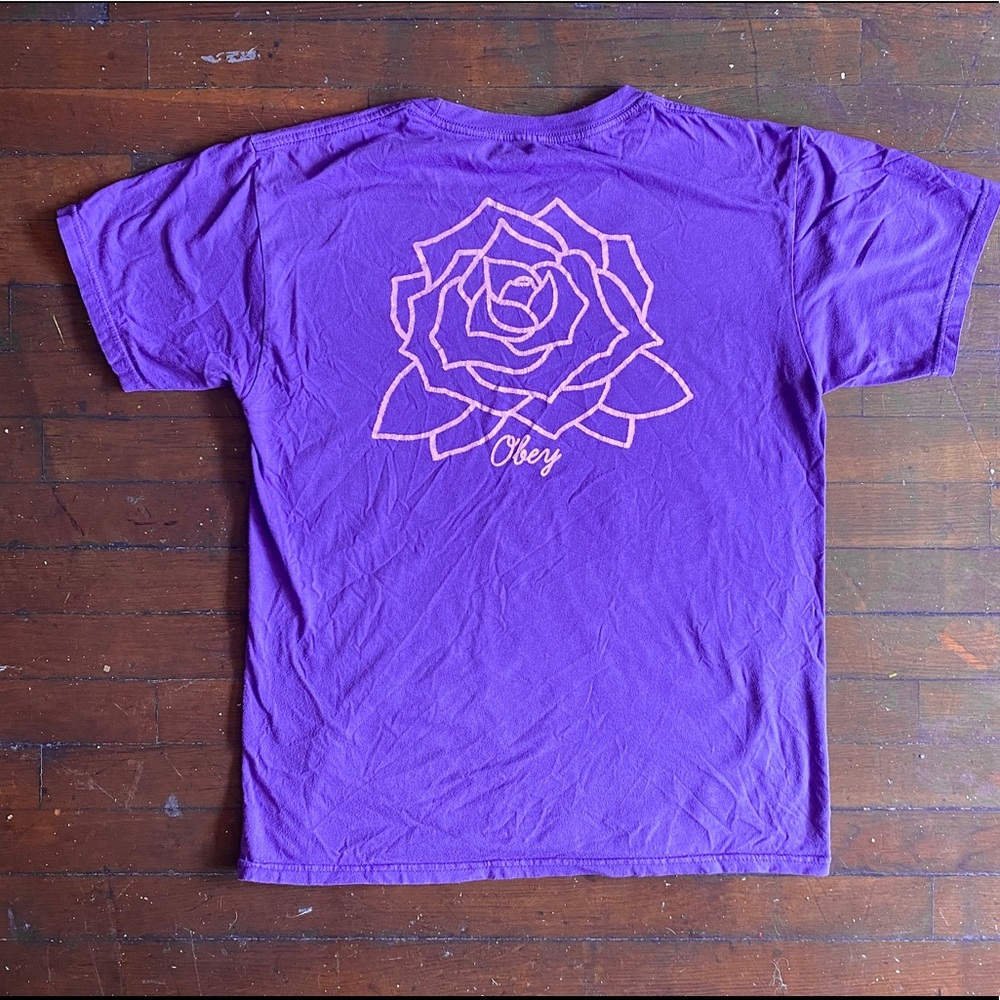 OBEY Rose Tee (Purple)